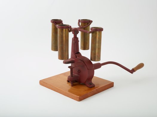 One of the earliest centrifuges, originally used to seperate the fat from milk